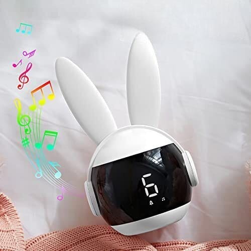 Bunny Alarm Clock, Rabbit Alarm Clock For Girls And Boys, Cute Alarm Clock With Ringtones, Rechargeable Snoozing Night Light Clock Bunny Alarm Clock, Rabbit Alarm Clock For Girls And Boys, Cute Alarm Clock With Ringtones, Rechargeable Snoozing Night Light Clock